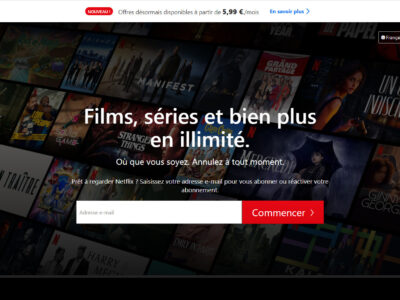 Netflix - Plateforme de streaming séries et films