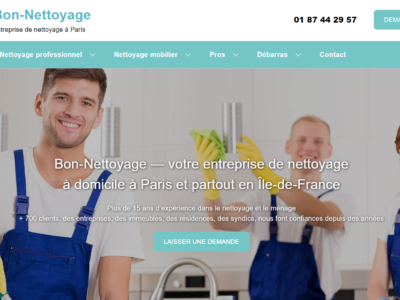 Bon-Nettoyage - La Fraîcheur Redéfinie