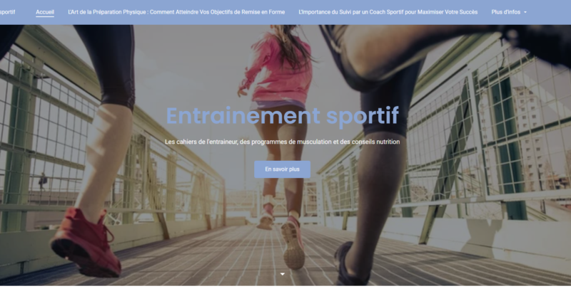 Entrainement sportif