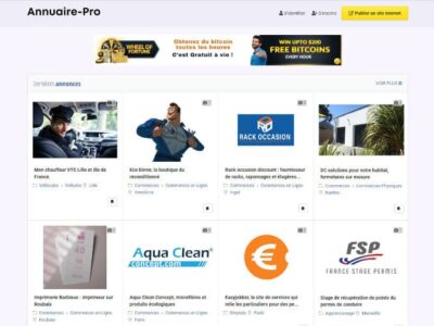 Annuaire-Pro référence les meilleurs pro Français