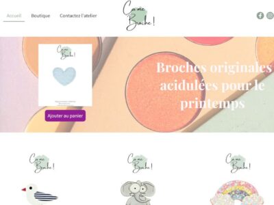 Camebroche - Broches fantaisies créées en Bretagne