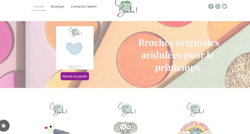 Camebroche - Broches fantaisies créées en Bretagne