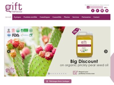 Gift Morocco : Produits cosmétiques naturels