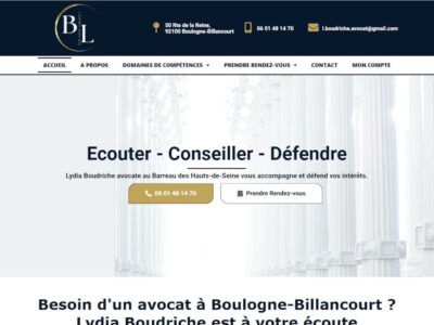 Lydia Boudriche - Avocate de renom