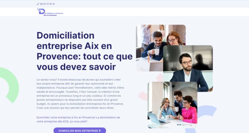 Domiciliation Entreprise Aix en Provence
