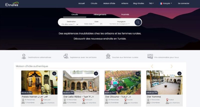 Etnafes tourisme alternatif en Tunisie