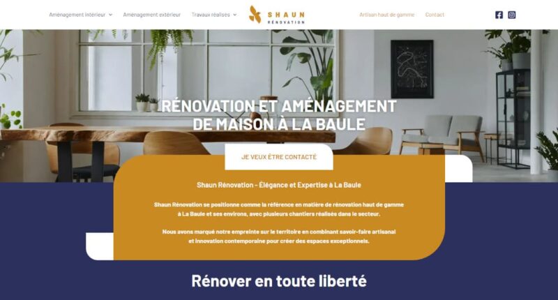 Shaun Rénovation Haut de gamme et sur mesure à La Baule