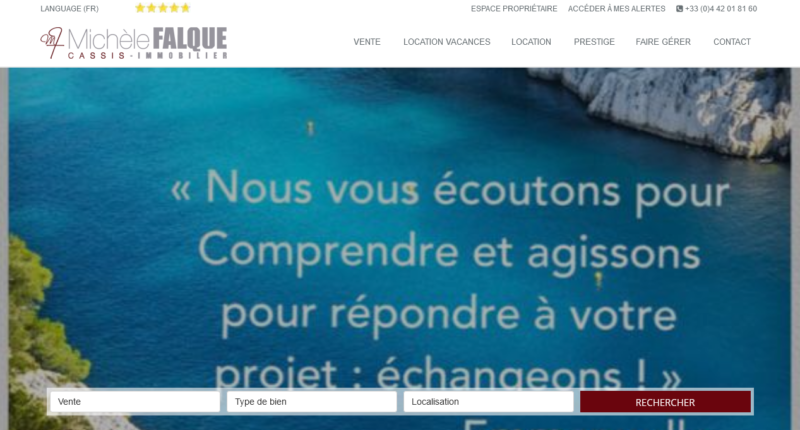 Villa luxe Cassis - Agence Falque