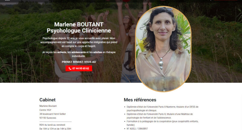 Marlène Boutant - Psychologue